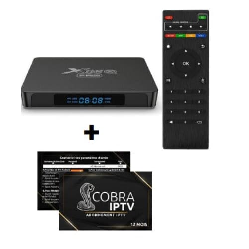 Box tv Android X96Q Pro (4/32Go) avec abonnement IPTV (12 mois) Box tv Android X96Q Pro (4/32Go) avec abonnement IPTV (12 mois)